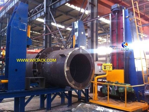 Fig5 Steel Structure BOX H Beam Pipe End Face Milling Machine 22 Fresadora frontal de extremo de tubo de viga CAJA H de estructura de acero Fig5 22