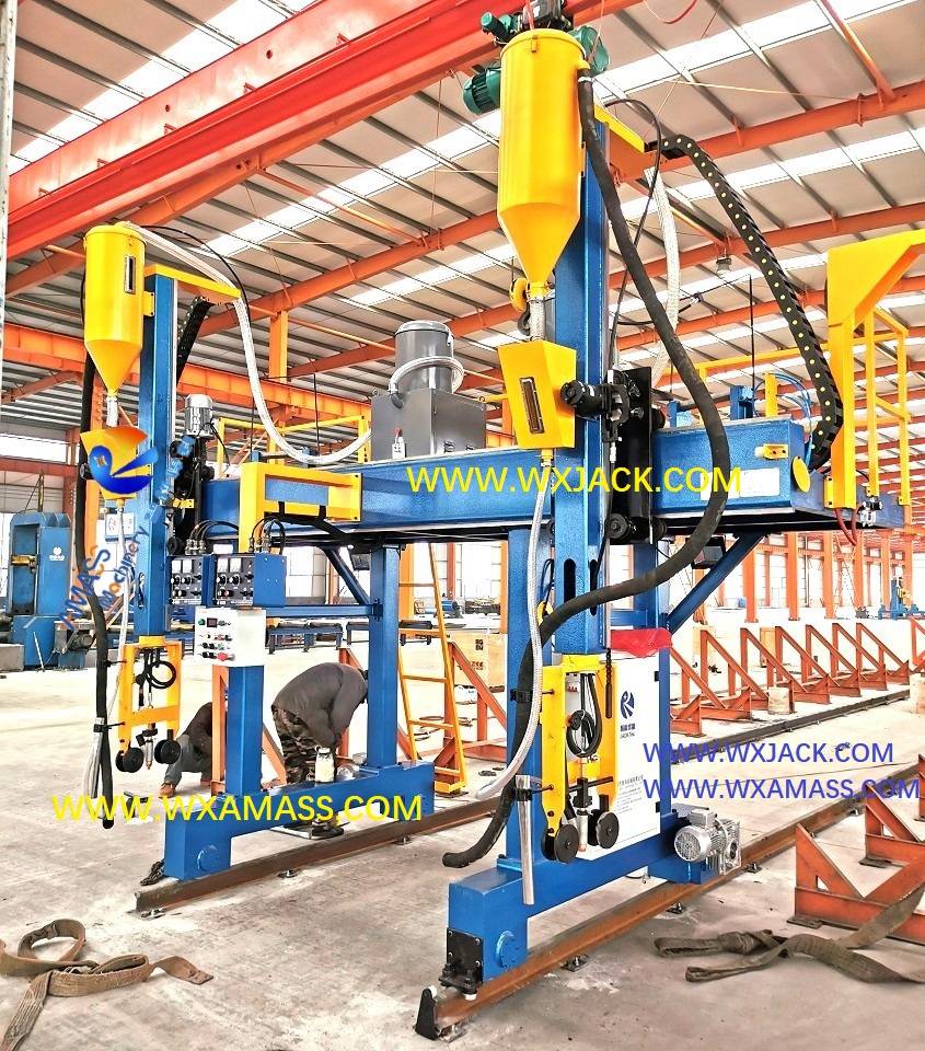 Máquina de soldadura de pórtico SAW con viga H