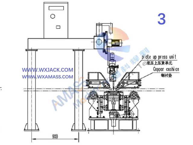 3 Máquina soldadora para unión a tope de placas de acero 26