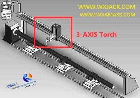 2 Cortadora por plasma de llama de tubo CNC de 3 ejes 3