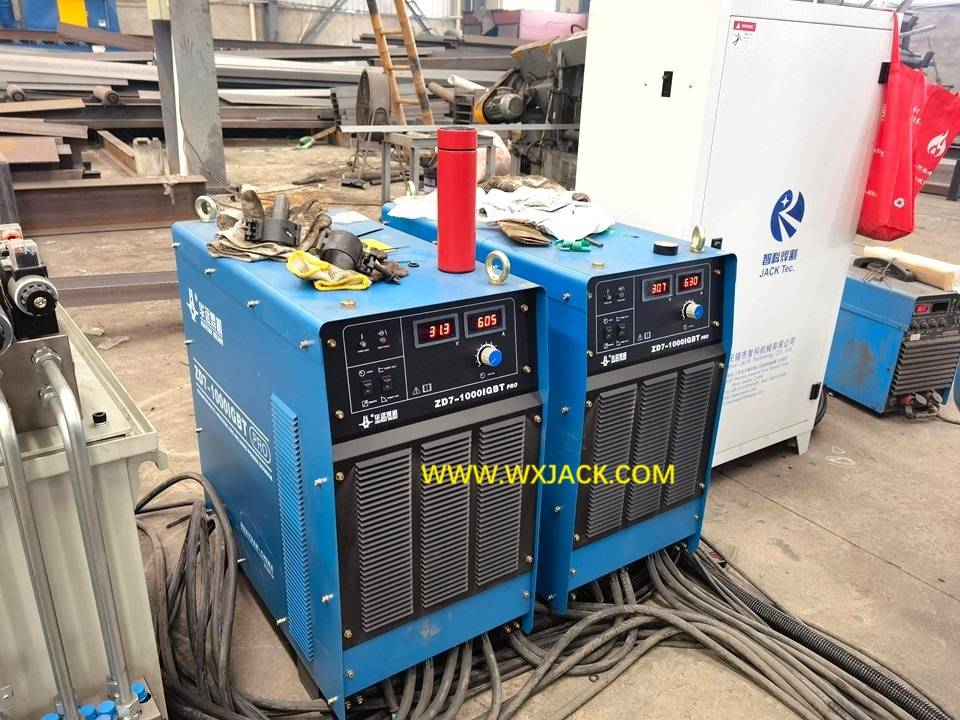 Tecnología de sierra avanzada LHA Modelo H Máquina de soldadura de pórtico de viga