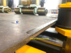 Máquina de redondeo de borde de placa RH-1500 para la industria del astillero