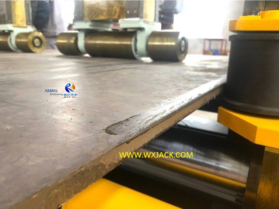 Máquina de redondeo de borde de placa RH-1500 para la industria del astillero