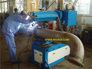 Máquina de soldadura de codo de tubería con soldadura automática de sierra circunferencial