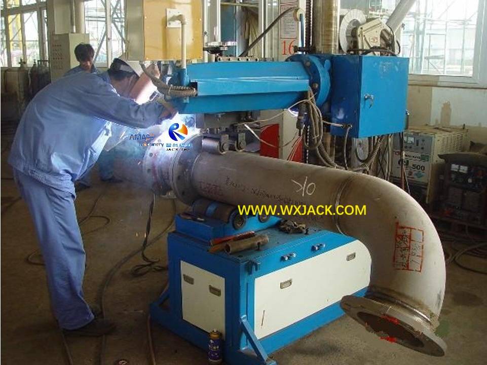 Máquina de soldadura de codo de tubería con soldadura automática de sierra circunferencial