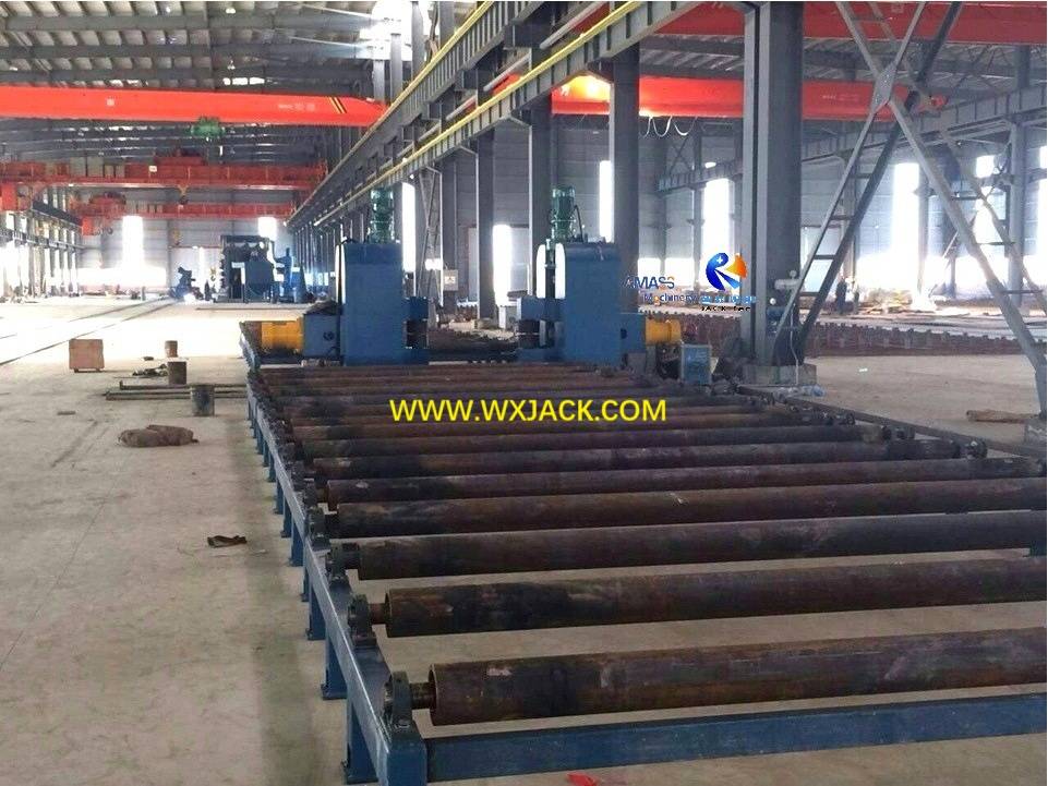 WJ25 y WJ40 Hidráulica horizontal H Vigas H Máquina de alisado