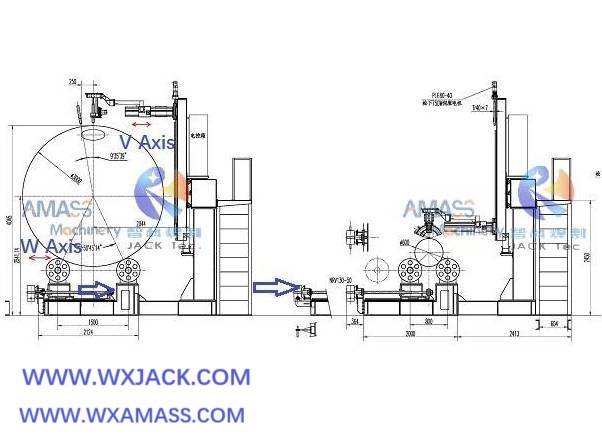 Máquina cortadora de tubos CNC Fig2 de 5 ejes