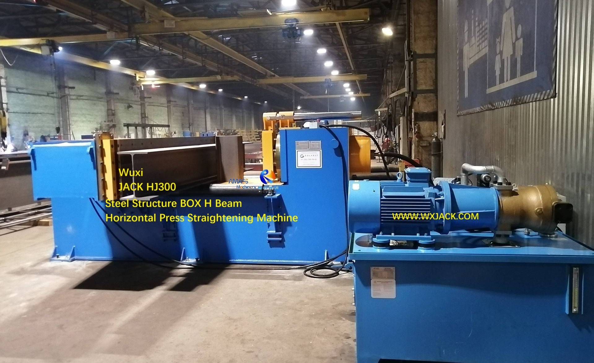 Steel BOX H Beam Horizontal Press Straightening Machine 7