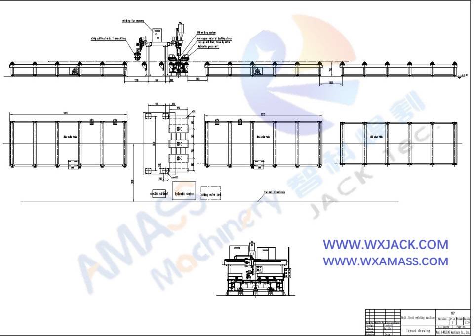 Máquina para juntas a tope de placas MP25 de uso general para soldadura de penetración total