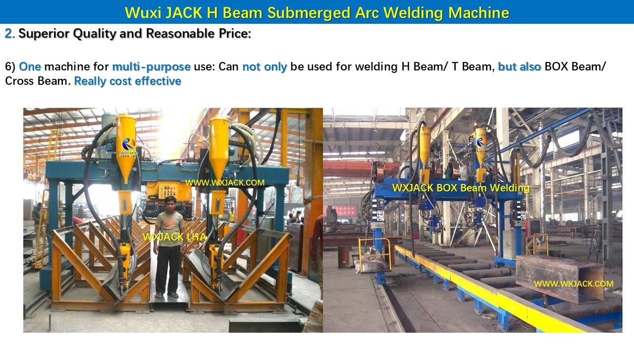 Máquina de soldadura de vigas 7 H 24