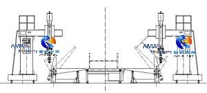 Máquina de soldadura de pórtico para vigas Fig2 I