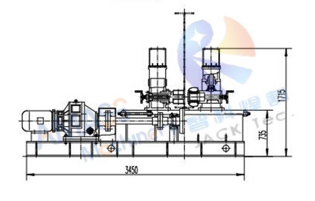 Máquina enderezadora de vigas 3 H