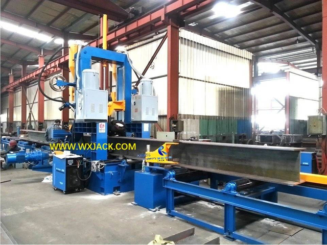 7 M&aacute;quina enderezadora y soldadora de ensamblaje de vigas en H 3 en 1 8