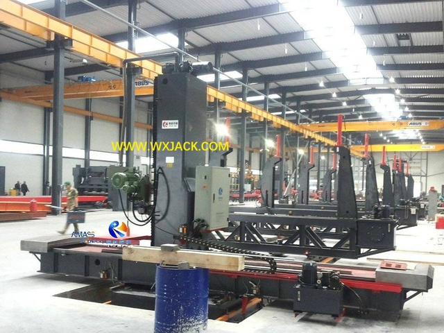 8 Fresadora frontal de extremo de viga CAJA H de estructura de acero con control CNC 115