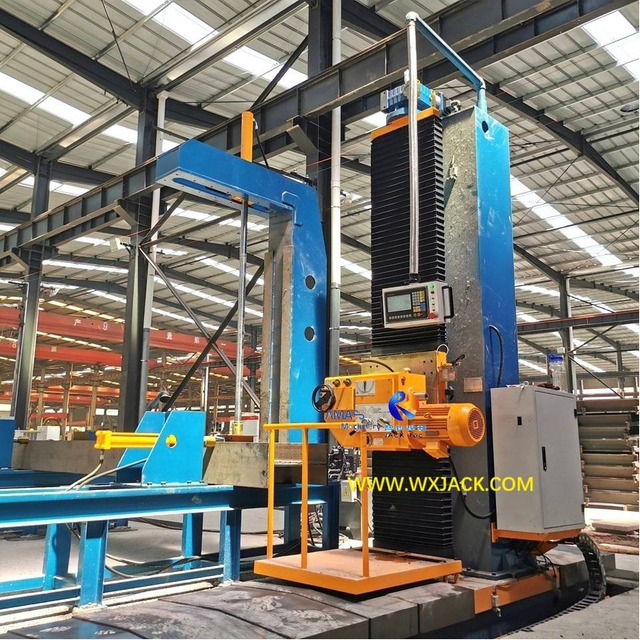 12 Fresadora frontal de extremo de viga BOX H de tubo de control CNC 161
