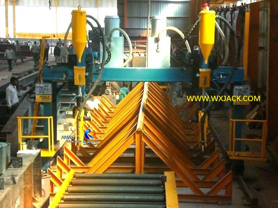 Tamaño medio de 1800 mm Altura Semiautomática soldada de la máquina de producción de haz H de haz