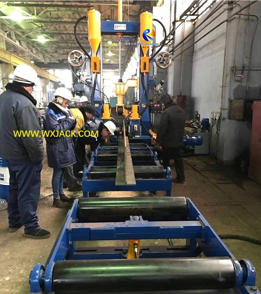 Estructura de acero de producción automática H máquina de haz para fabricación