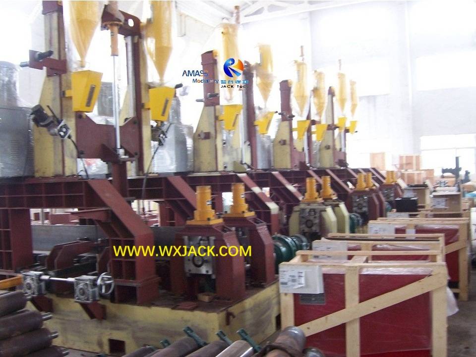 ZHJ8015 H Conjunto de viga Enderezado la máquina integral para la estructura de acero