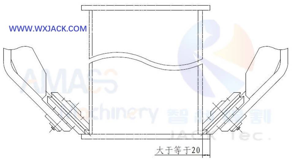 Tubo de pared delgado o máquina de soldadura de costura longitudinal de la viga