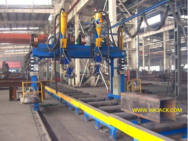 Máquina de soldadura de arco sumergido de la viga de la caja de la caja del pórtico LHE12