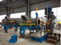 Miembro de columna de acero usa la máquina de fresado de cara DX1520