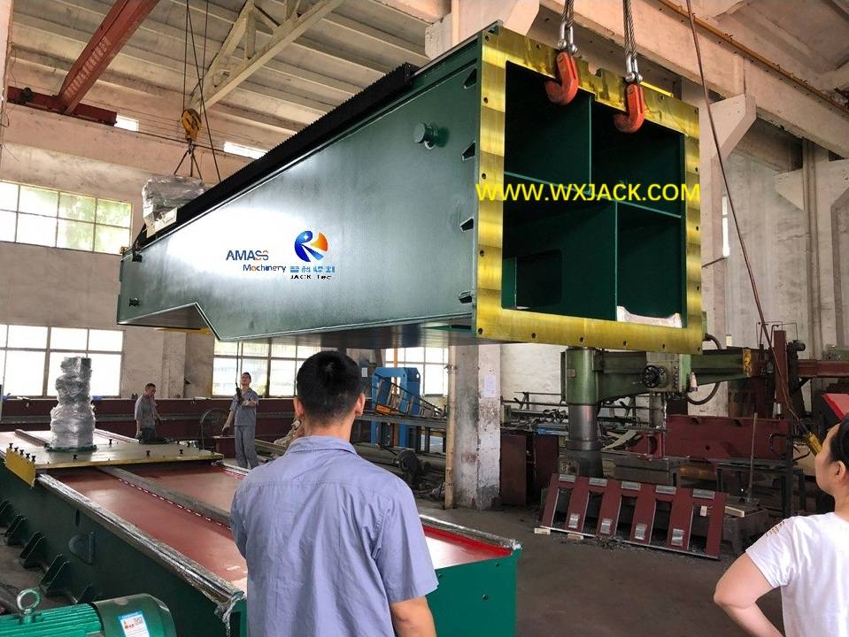 7 Heavy duty Large Steel Structure BOX I H Beam End Face Milling Machine 44