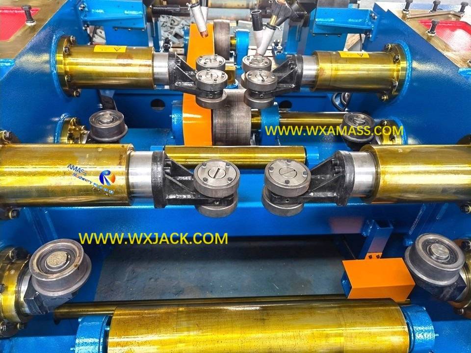 Fabricación de vigas ZHJ8015 Máquina de soldadura de vigas H tres en uno