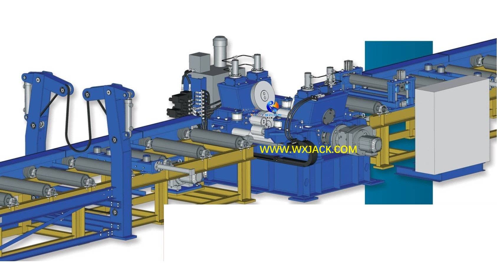 Máquina redondeadora de bordes de bridas de vigas Fig8 H 7