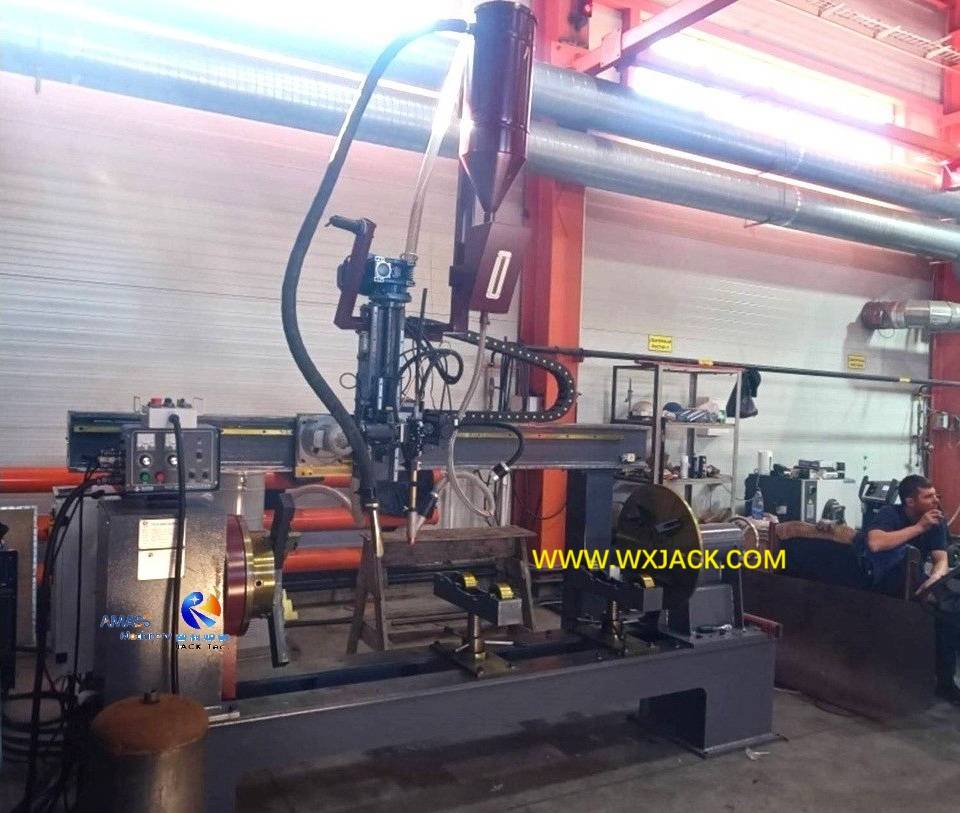 Máquina longitudinal y circunferencial de brida de tubería