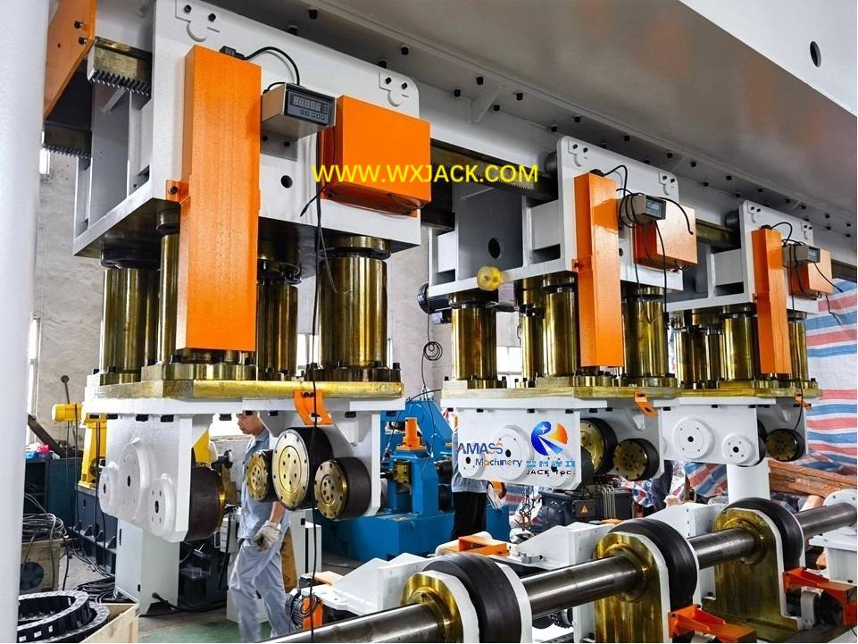 Máquina de alisado de elementos de placa en refuerzo