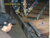 Máquina de corte de placa triple CG5000 CG5000 CG5000 CNC para biselado de borde