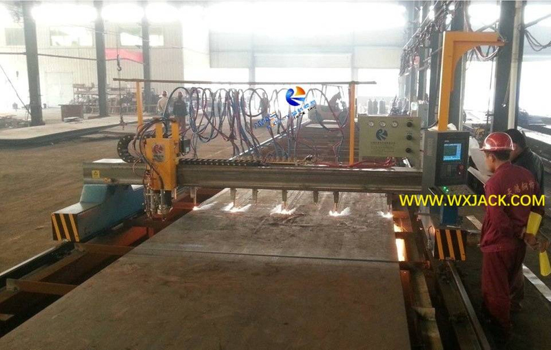 Máquina de cortar plasma de la llama de la tira de una sola unidad múltiple CG4000