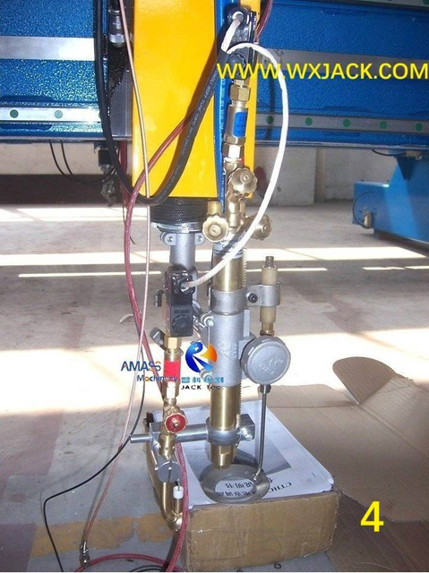4 Máquina de corte CNC de llama de combustible de oxígeno 9