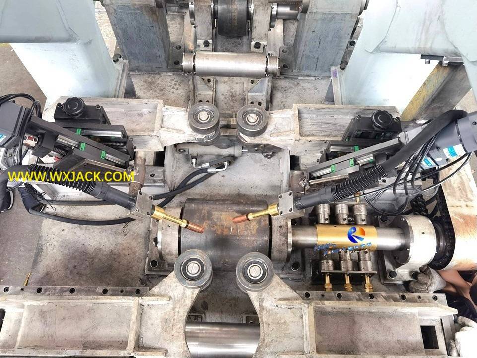 Cilindro y motor de motor Phj18 H Máquina de alisado de soldadura de la viga