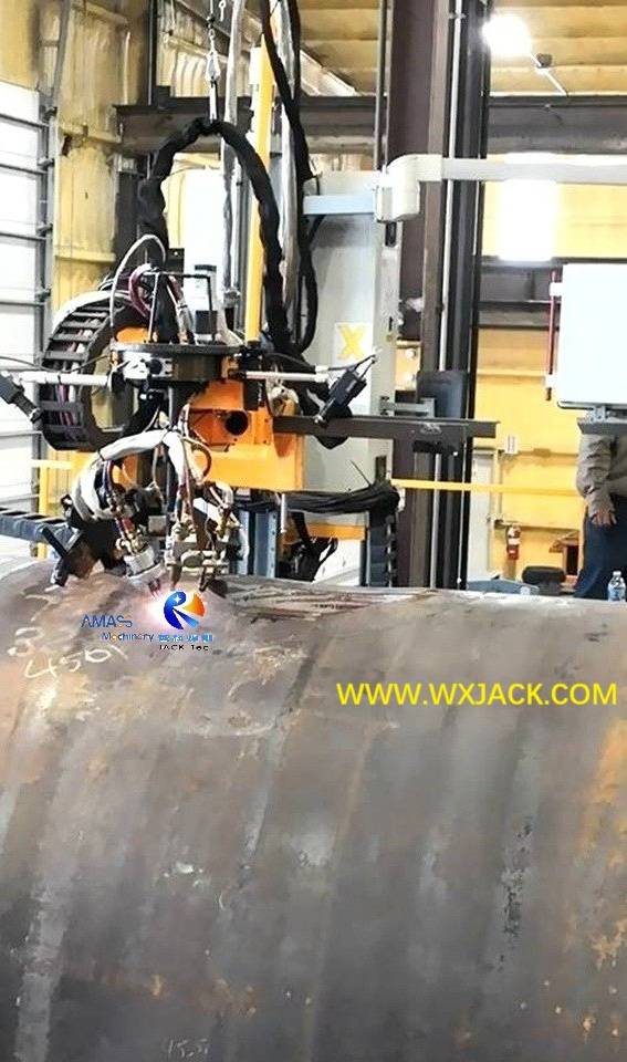 5 eje 2500/12 Máquina de corte de tubería CNC automática de llamas y plasma