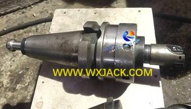 Fig3 Estructura de acero End de la viga Firma y perforación de la cara 255