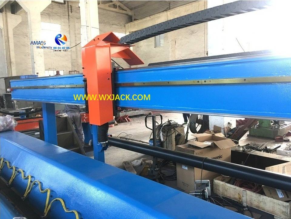 Máquina de soldadura para unión a tope de placa de acero