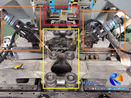 Soldadura de la asamblea del haz del haz T del haz Fig1 H que endereza la máquina integral