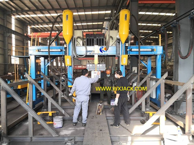 M&aacute;quina de soldadura de p&oacute;rtico para vigas BOX de vigas 11 H 39