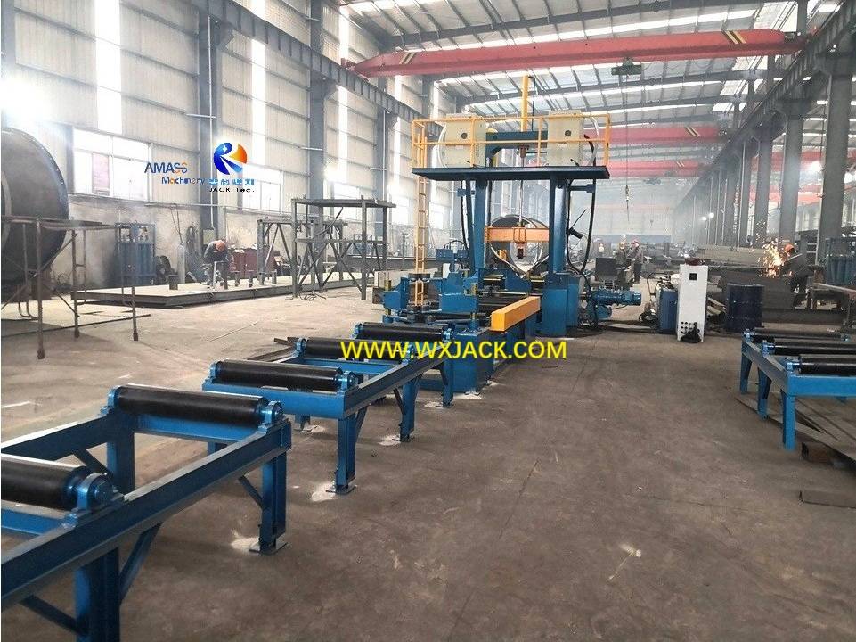 Tamaño medio de 1800 mm Altura Semiautomática soldada de la máquina de producción de haz H de haz