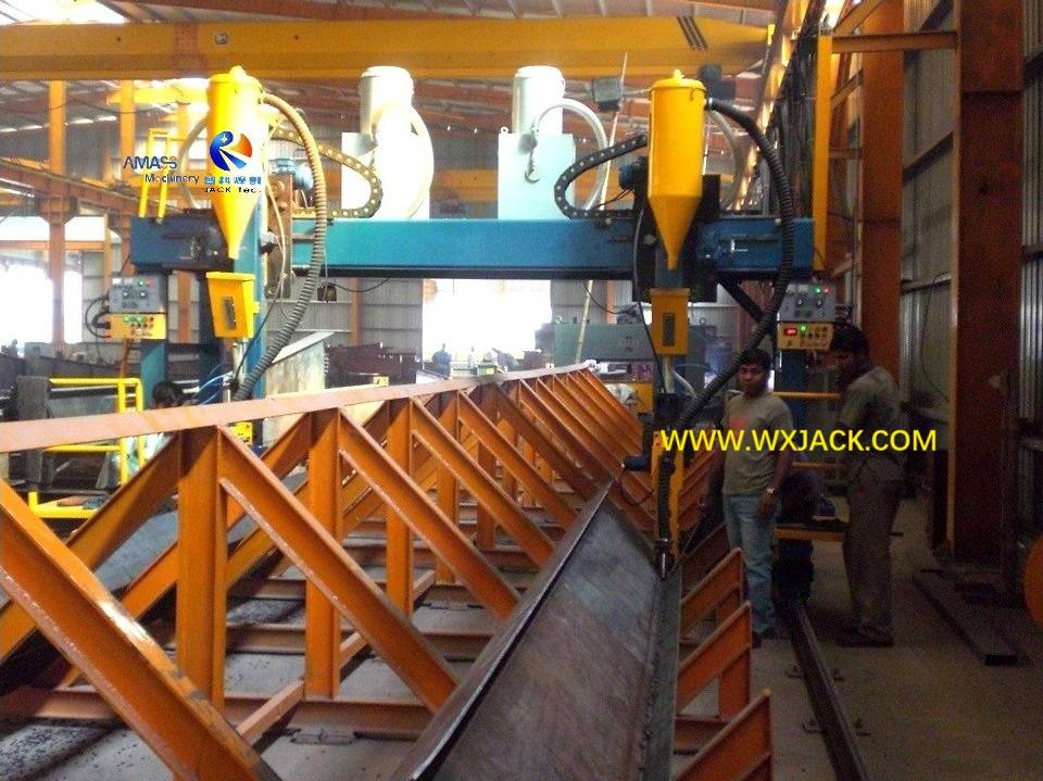Máquina de soldadura de pórtico de haz eficiente de gestión lateral