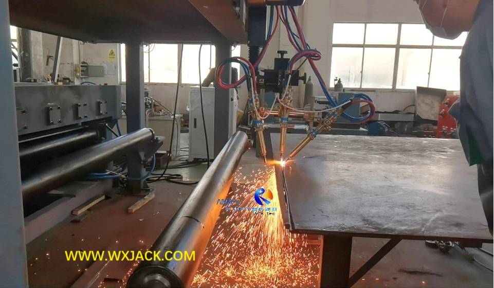 Jacks hidráulicos MP30 y máquina de soldadura con tope de placa fría de agua
