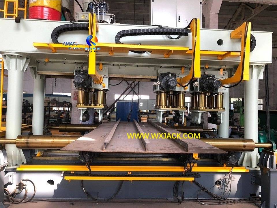 Máquina de alisado de elemento de placa de refuerzo hidráulico de alta calidad de alta calidad