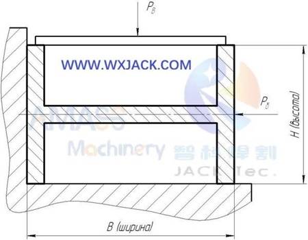 Fig1 cuadro H Máquina de fresado de la cara del extremo del haz con CNC 000