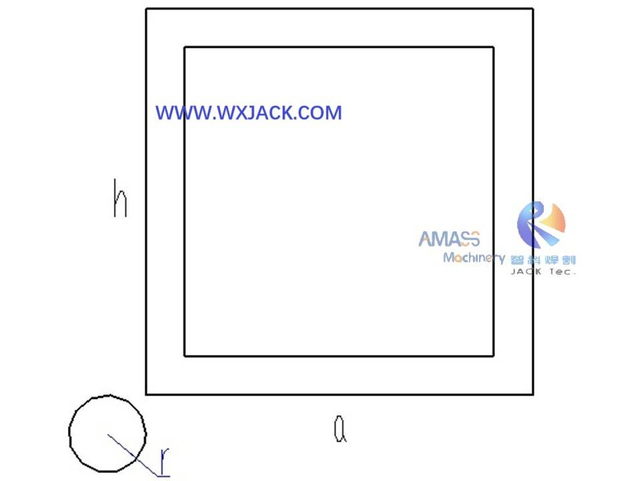 12 Caja de estructura de acero H Tubo de viga CNC End de fresado de la cara 30 30