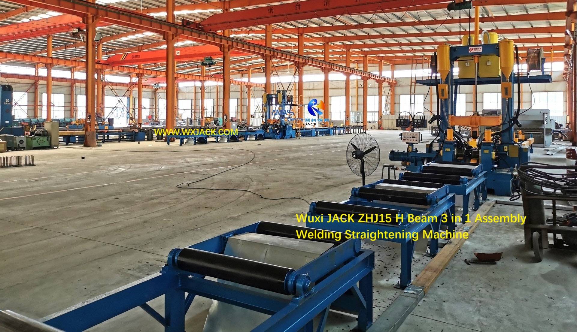 0 3 in 1 H Beam Assembly Weld Straighten Machine 16