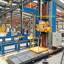 DX1530 Estructura de soldadura Máquina del extremo para el extremo para piezas largas 