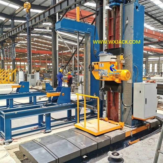 DX1530 Estructura de soldadura Máquina del extremo para el extremo para piezas largas 