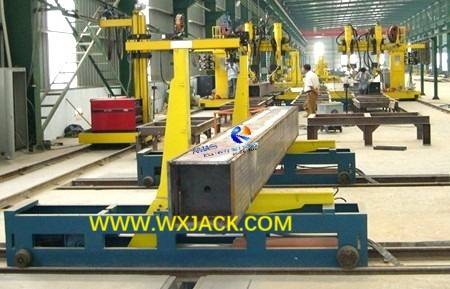 Fig6 Caja de estructura de acero de accionamiento hidráulico H Viga de rotación móvil Cart 11 2