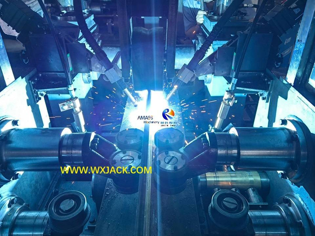 8 M&aacute;quina soldadora de vigas en H tres en uno 89